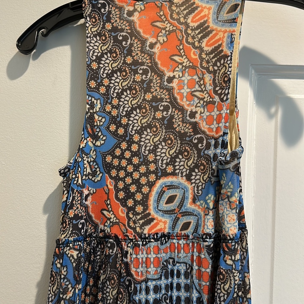 Anthropologie Multicolor Patchwork Maxi Dress - image 4